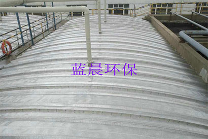 江苏徐州某化工有限公司污水池不锈钢盖板加盖除臭工程